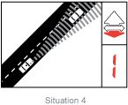 Diagram 4: moving radar is coming up behind you.