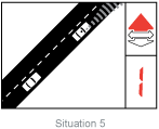 Diagram 5: closing on a moving radar ahead of you that’s going in your direction